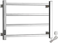Bathroom Wall Heater ElectricTowel Rack, Bathroom Drying Rack 304 Stainless Steel BathroomTowel Rack with Timer(