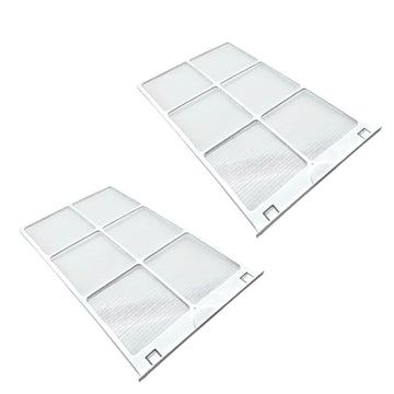 WJ85X21746 Air Filter Replacement Parts for Room Air Conditioner Compatible with AHQ06LYW1,AHQ06LYQ1,AHR05LWQ2,AHR05LWQ2,Replaces A0010209471,AP6280063,White(2 Packs)