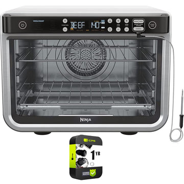 Ninja (Refurbished) DT251 Foodi 10-in-1 Smart XL Air Fry Oven Bundle with Premium 1 YR CPS Enhanced Protection Pack (Renewed)
