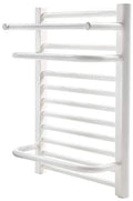 Heated Towel Rail Rails Towel Warmer,Electric Towel Rack, Household Bathroom Wall-Mounted Constant Temperature Low Carbon Steel Towel Heater, Electric Towel Hanging 2 in 1 Drying