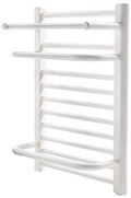 Heated Towel Rail Rails Towel Warmer Electric Towel Rack Household Bathroom Wall-Mounted Constant Temperature Low Carbon Steel Towel Heater Electric Towel Hanging 2 in 1 Drying R