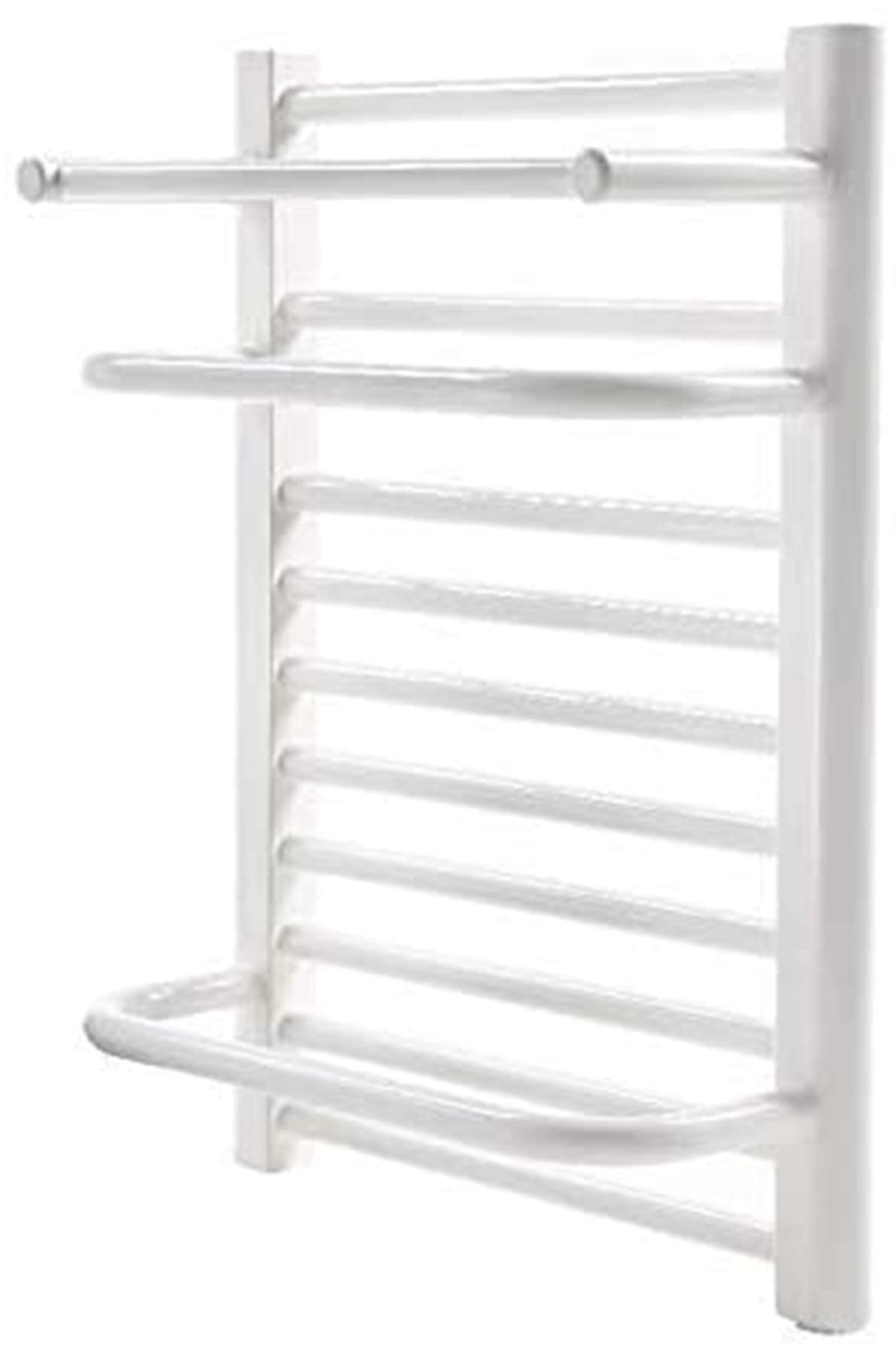 Heated Towel Rail Rails Towel Warmer Electric Towel Rack Household Bathroom Wall-Mounted Constant Temperature Low Carbon Steel Towel Heater Electric Towel Hanging 2 in 1 Drying R