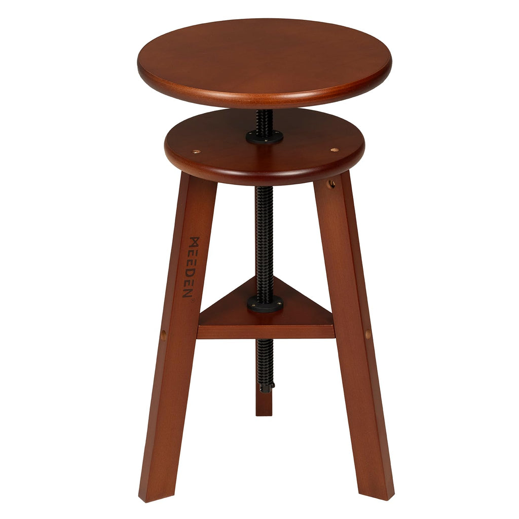 Meeden Wooden Drafting Stool with Adjustable Height, Artist Stool,office Studio Stool, Up to 220 Lbs,german Beech Wood, Perfect for Artists