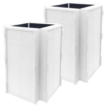 2 Pack CAP-1000 Replacement Filter Compatible with Cuisinart CAP-1000FPK PuRXium Air Purifier, 3 in 1, H13 True HEPA with High-Efficiency Activated Carbon