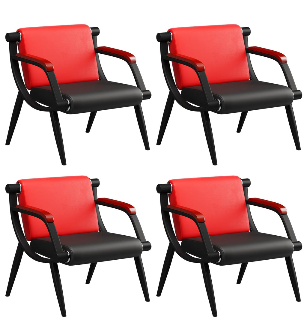 Wonline Waiting Room Chairs, Office Furniture Reception Chairs with Arms, Leather Chairs Is Suitable for