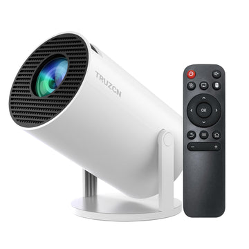 Mini Projector 180LM with WiFi 6 & BT 5.2 Native 720P HD Portable Projector | Built-in APPs, 180° Rotatable, Auto Keystone & Manual Focus, Smart Projector Compatible with HDM, USB, Phone, Laptop