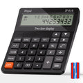 Calculators Desktop,Ipepul Talking Calculator with 2-line 12-Digits Large LCD Display and Large Button,4 Function Calculator for Business,Office,Store,School (Black)