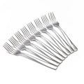 8-Piece Salad Forks Set, Food Grade Stainless Steel Silverware Dinner Fork, Flatware Forks Use for Home, Kitchen, Restaurant, Dishwasher safe - 7 Inches