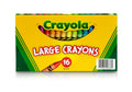 Crayola Large Crayons, Classic Colors, 16 Count