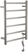 Heated Towel Rail Rails Wall Mounted Towel Warmer Bathroom Electric Towel Rack Luxurious Thermoelectric Stainless Steel Towel Heater Keep Bathroom and Towel Dry (Color : Hardwir