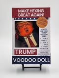 Trump Voodoo Doll with 5 Golden Pins, Political Satire Novelty Gag Gift, 8 Inch Entertainment Prop