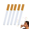 5 Pcs Fake Cigarette Bubbles Blower,Mini Bubble Blower Sticks,Novelty Bubble Makers Stress Relief Women Men Gifts for Parties, Birthdays, and Festivals