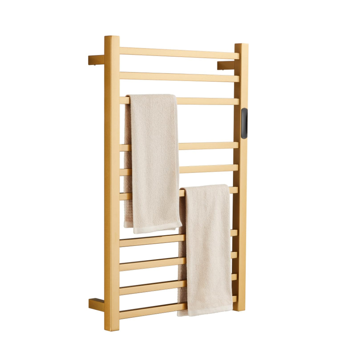 Electric Heated Towel Rack, Towel Holder Rail Constant Temperature Towel Warmer Rail, Bathroom Towel Dryer Heated Towel Warmer, Hard-Wiring