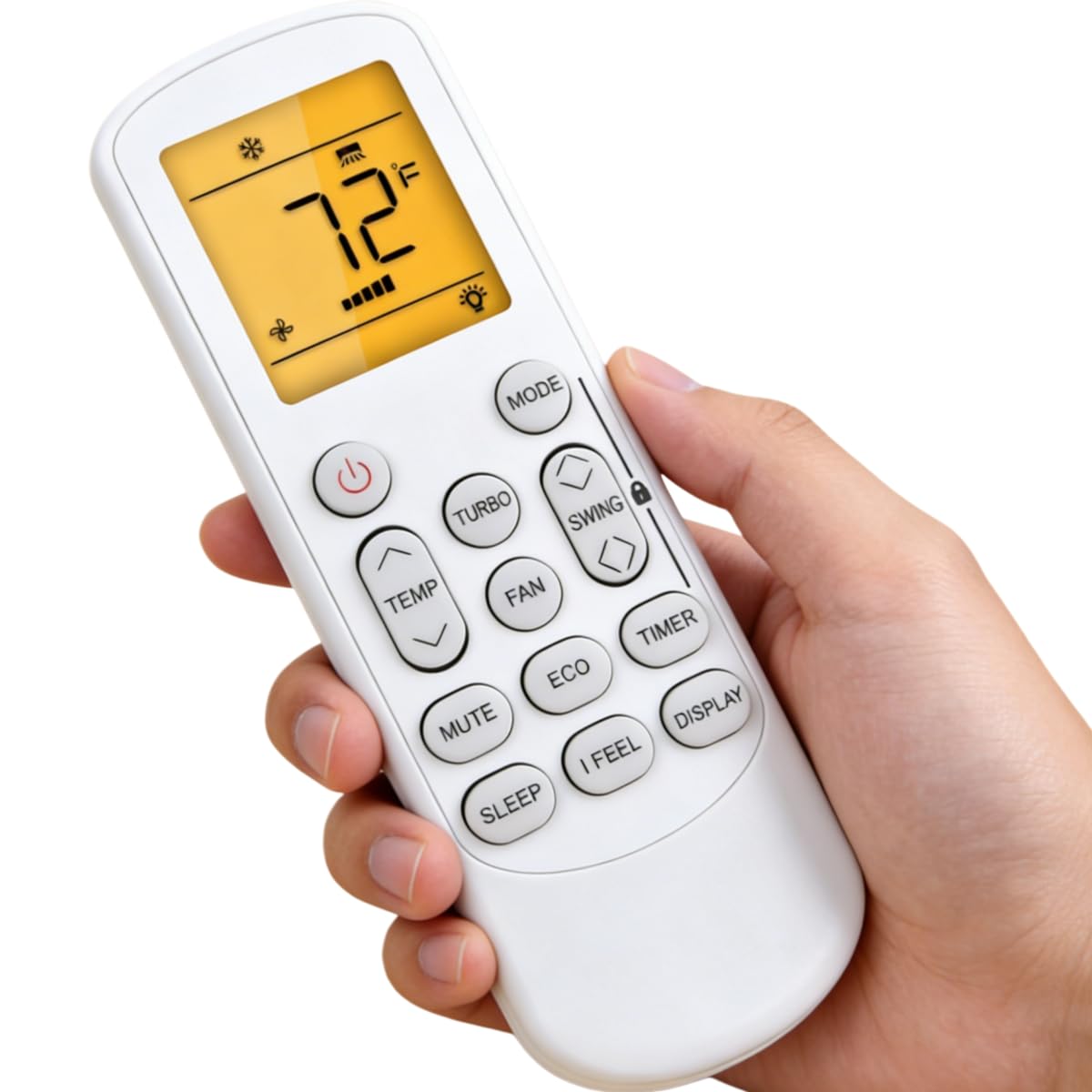 New Replacement Remote Control Fit for Zokop/ROVSUN 9000-24000 BTU Mini Split Air Conditioner with Backlight