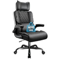 Sytas 400lbs Big and Tall Office Chair with Adjustable Headrest, 27.56 in x 23.62 in x 60 in, Black