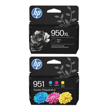 HP 950XL Blk/951 CMY Original Ink Bundle OfficeJet 8600/8610/8620 Series