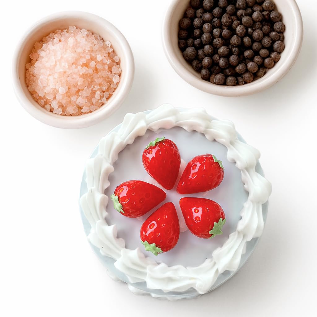 2.5-Inch Cute Spice Grinder – Strawberry Cake Style for Pepper, Seasonings & Herbs – Kitchen Gift