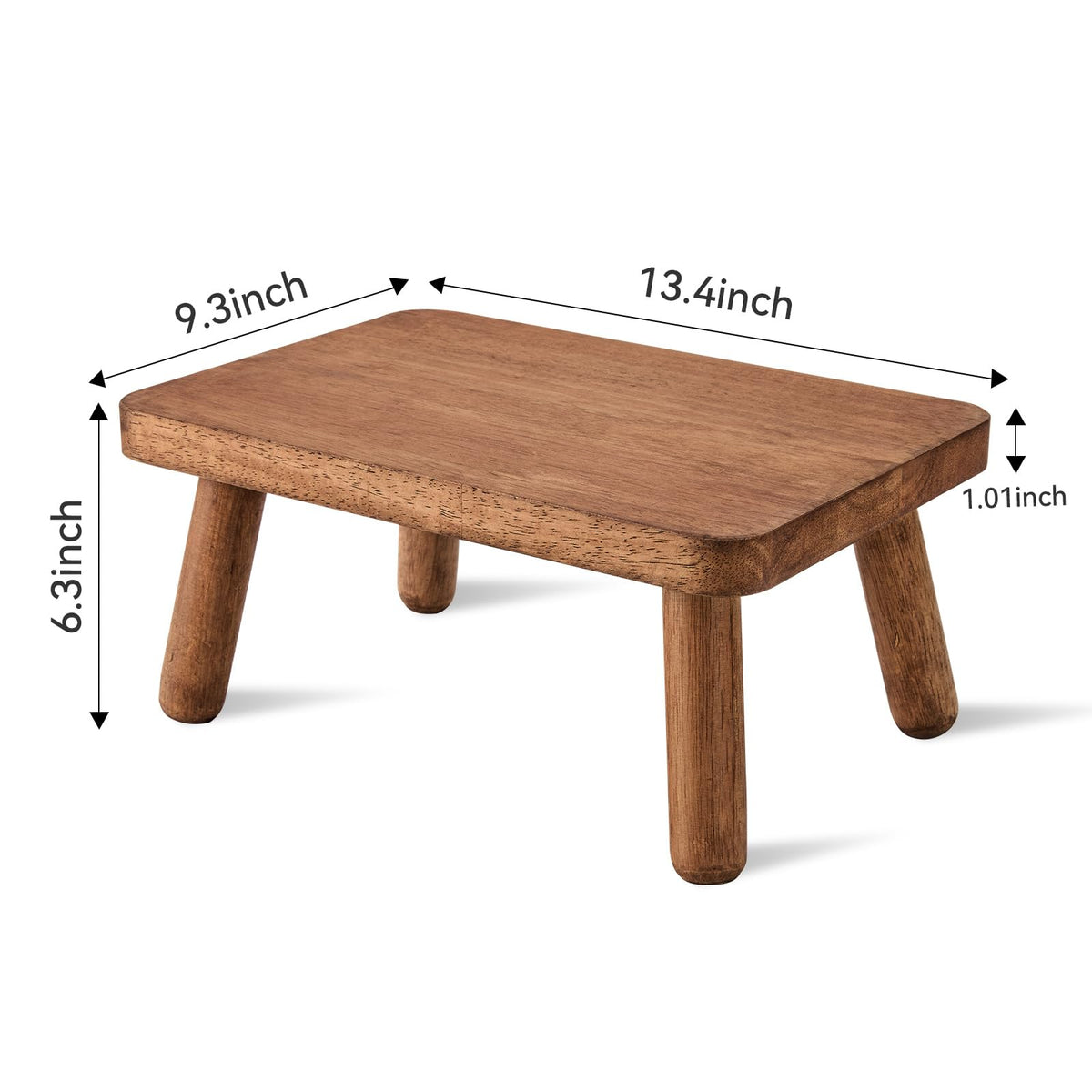 Jujiafu Wooden Step Stool Anti-slip Step Stools for Adults Heavy Duty Stepping Stool Kitchen Step Stool for Adults One Step Stool for Office,