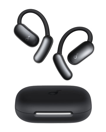 Soundcore AeroFit 2 AI Assistant Open-Ear Headphones by Anker, Pressure-Free Fit, 2X Richer Bass, Real-Time Translation Earbuds, Hi-Res, 35H Playtime, IP55