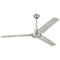 Westinghouse Lighting 7861400 Industrial 56-Inch Indoor 3 Blade Ceiling Fan in Brushed Nickel, Steel Blades