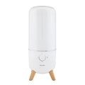 Homedics Ultrasonic Humidifier, Bedrooms and Home Offices, 0.97-Gallon Tank, 45-Hour Runtime, Visible Ultra-Quiet Cool Mist, Aromatherapy, Demineralization Cartridge, Night-Light, Auto-Off, White