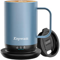 Self-Heating Coffee Mug T1-16oz, Fast Heating Rechargeable Heated Coffee Mug, Smart Mug with App & Button Control, Ideal Gift for Coffee Lovers & Hot Drink Enthusiasts