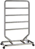 Bathroom Wall Heater Floor MountedTowel Warmer for Bathroom, Energy Efficient 60W Electric Plug in Heated Towel RackTowel HeaterRail Chrome(