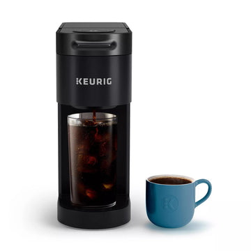 Keurig K-Iced Plus Single-Serve Coffee Maker, Brews Iced Coffee, Fits Travel Mug, Removable Water Reservoir, Black (Renewed)