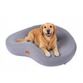 Orthopedic Memory Foam Dog Bed, Large Waterproof Pet Sofa with Sides & Removable Washable Cover, Non-Slip Bottom Supportive Couch for Large Dogs, Gray