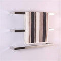 Bathroom Wall Heater Towel Warmer,Towel Warmer, Electric Towel Rack Wall Mounted Bathroom Stainless Steel Energy Saving Heating Towel Rail Home Bathroom Accessories