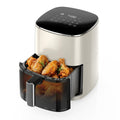 NEWBULIG Air Fryer, 6QT Square Airfryer with Visual Window, 400? Fast Heating Air Fryers Oven with Timer, Auto-Off, Non Toxic & Non Stick, Multiple 12 Modes for Roast, Bake, Dehydrate, Fry, Reheat
