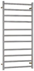 Bathroom Wall Heater ElectricTowel Warmer Rack, Bathroom Shelf 304 Stainless SteelTowel Heated Warmer Dryer Rack with 11 Bars Wall Mounted Polished,Plugin (Hardwire