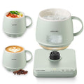Desk Electric Mug 400ML - 300W Fast Boiling Kettle & Water Warmer with Temperature Control 45-100?, 4-in-1 Heating Mode Cup for Coffee Tea Oatmeal, Mini Hot Water Dispenser for Office Dorm Home