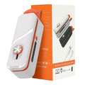 2-in-1 Mini Bag Sealer, Rechargeable Heat Sealer with Dual Sealing Modes, Light & Strong Gear for Precise Sealing on Thin & Thick Snack Bags, Portable Chip Bag Sealer for Kitchen Food Storage