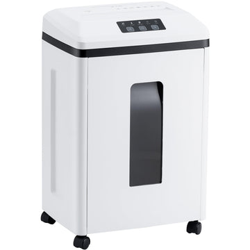 Professional Commercial Paper Shredder: P-7 Security Super Micro-Cut 1x1.7mm 7 Sheets/CDs/Cards/Staples 6-Gal Bin Heavy Duty for Home/Office/Industrial/Business Use-Confidential Documents