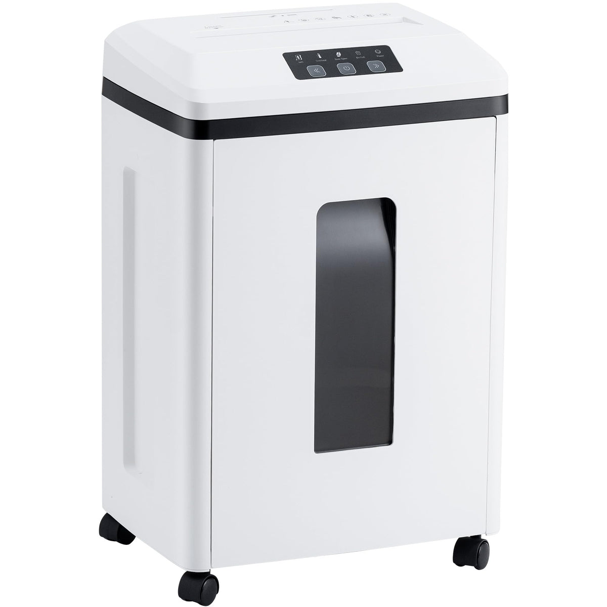 Professional Commercial Paper Shredder: P-7 Security Super Micro-Cut 1x1.7mm 7 Sheets/CDs/Cards/Staples 6-Gal Bin Heavy Duty for Home/Office/Industrial/Business Use-Confidential Documents