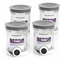4 Pack Creami Swirl Pints and Lids for Ninja NC700 NC701 Series Accessory,16oz Creami Pint with Ice Cream Makers Compatible for Ninja Swirl Ice Cream & Soft Serve Makers BPA Free & Dishwasher Safe
