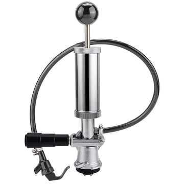 MRbrew 4" Keg Tap Keg Party Pump, American D System Beer Keg Hand Pump
