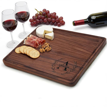 Personalized Cutting Board for Couple Custom Cutting Board Wood Engraved Charcuterie Board, Ideal Gift for Christmas, Wedding, Housewarming, Bridal Shower, Anniversary, Birthday, Mom, Couples, Family