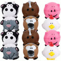 Farm Animal Shaped Stress Ball Toys - 12 Pieces - Party Favors and Handouts