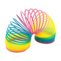 Rainbow Coil Magic Spring Toy,Colorful Rainbow Neon Plastic Spring Toy Party Supplies for Boys Girls Gift Toys,Easter,Halloween 4 x 4 inch