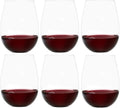 Upgraded Design of Our 2017 New York Times Best Stemless Wine Glass (Sweethome) – Made in Europe – Reinforced Base for Added Stability & Premium Feel, Dishwasher-Safe, Lead-Free, 17?oz. (6)