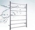 LUNEZY Heated Towel Rail Rails Towel Warmer,Towel Warmer, Electric Towel Warmer Rack Wall Mounted 304 Stainless Steel 7 Heated Bars Towel Dryer Bathroom Accessories (Color : Plugin)