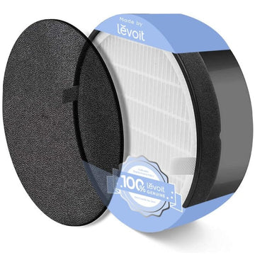 Levoit LV-H132 Air Purifier Genuine Replacement Filter, 1 Pack | AHAM VERIFIDE, High-Efficiency Activated Carbon for Removal of Smoke, Odor, Allergens, Pollen, LV-H132-RF