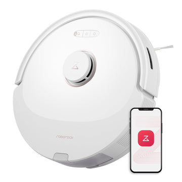 roborock Q8 Max Robot Vacuum and Mop Cleaner, DuoRoller Brush, 5500Pa Strong Suction, Lidar Navigation, Obstacle Avoidance, White (Renewed)