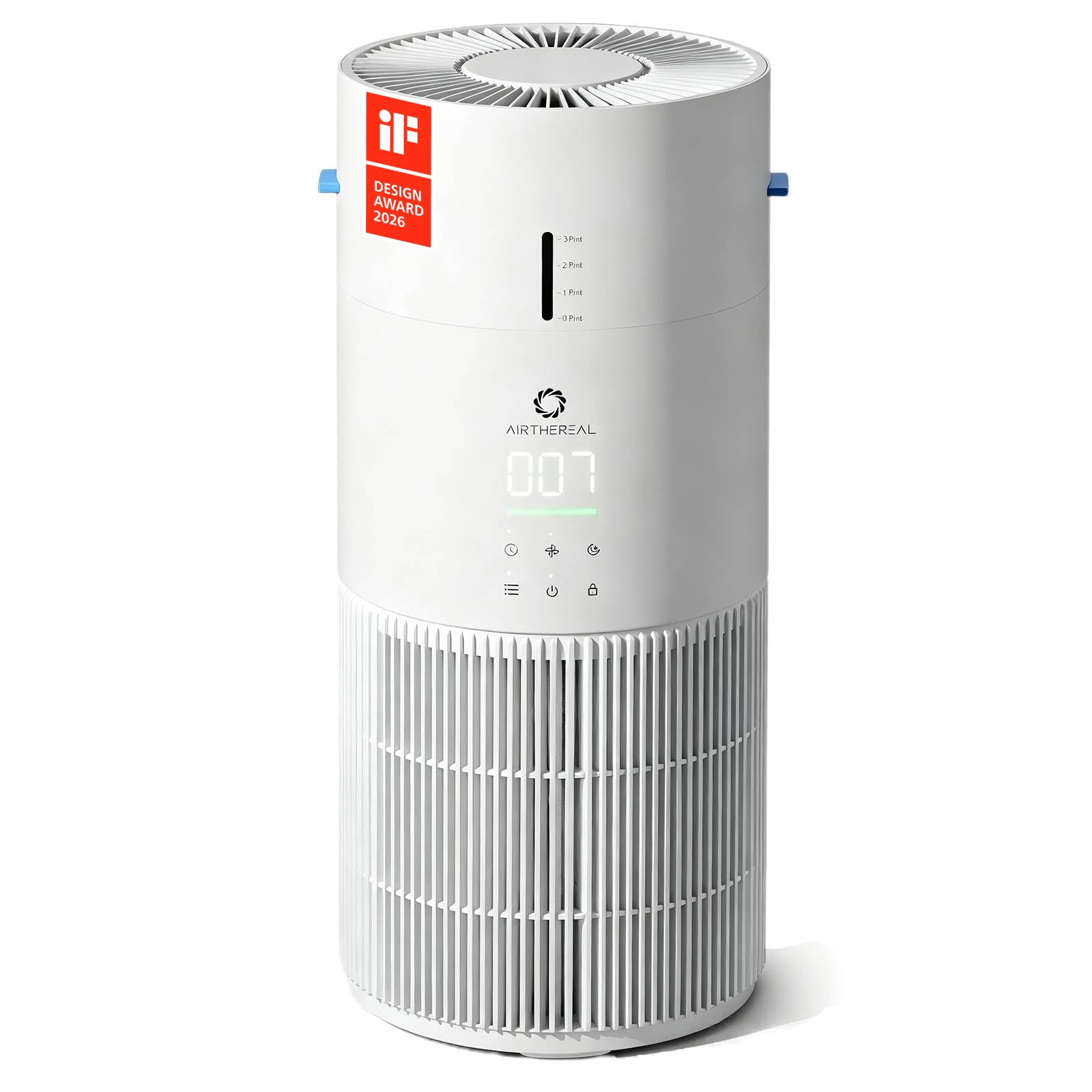 Airthereal 2-in-1 Air Purifier & Humidifier Combo for Large Room up to 1200 ft², 3-Stage Filters, Air Quality Monitor and Quiet Sleep Mode, Evaporative Humidifier with Hygrometer, iF Design Award 2026
