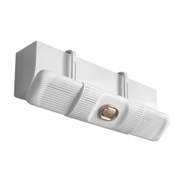 Retractable Mini Split Air Deflector with Aromatherapy Box, 270° Adjustable Airflow, Universal Wall-Mounted AC Wind Deflector, Anti-Drip, No Direct Blowing