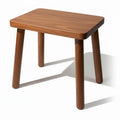 13.4inch Wooden Step Stool for Adults,small Wooden Stool with Non-slip Feet,removable Plant Stand,compact Square Design for Bedroom Office
