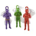 Rhode Island Novelty 4 Inch Plastic Paratrooper (1 Dozen)