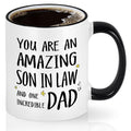 YHRJWN Fathers Day Gift for Son in Law, You Are An Amazing Son in Law Mug?Father's Day Birthday Christmas Gift from Mother & Father in Law, 11 Oz
